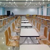 Square Solid Phenolic Compact Laminate Table Top For Restaurant