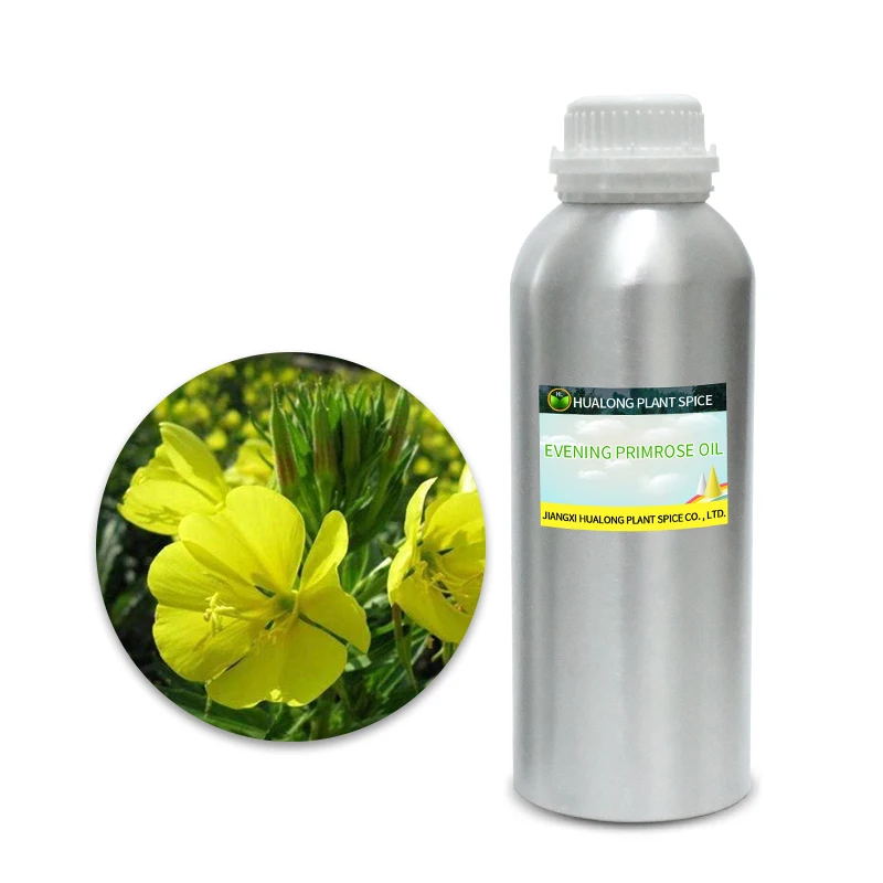

organic wholesale 100% Pure Natural massage oil cold pressed Evening primrose oil for skincare products bulk price durm 1kg, Light yellow