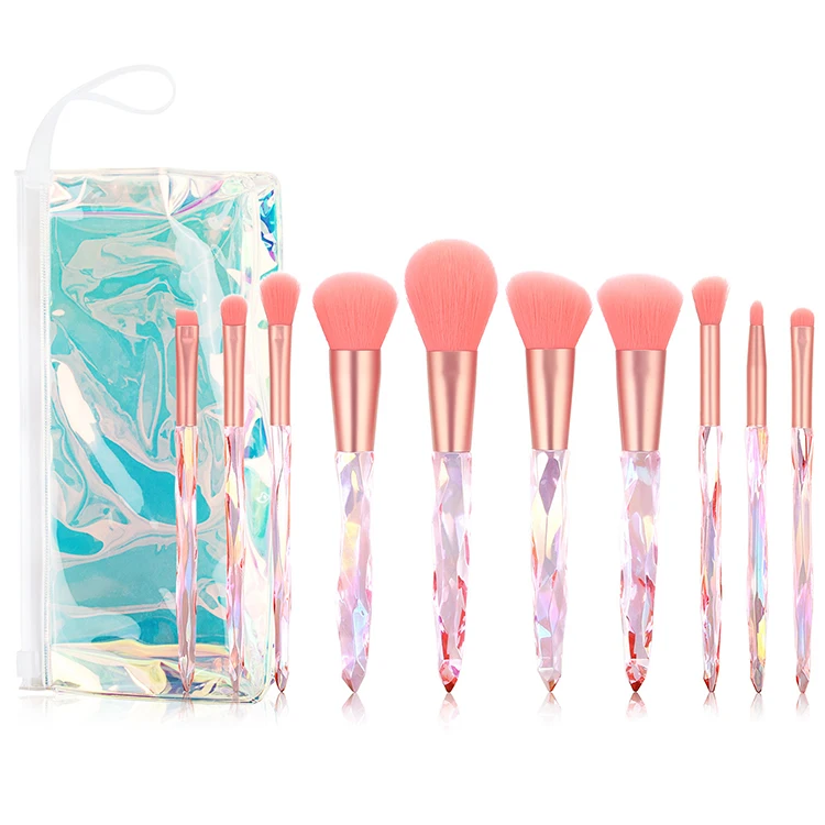 

Makeup brush set pink makeup brush set free sample brush kit makeup, Multi color