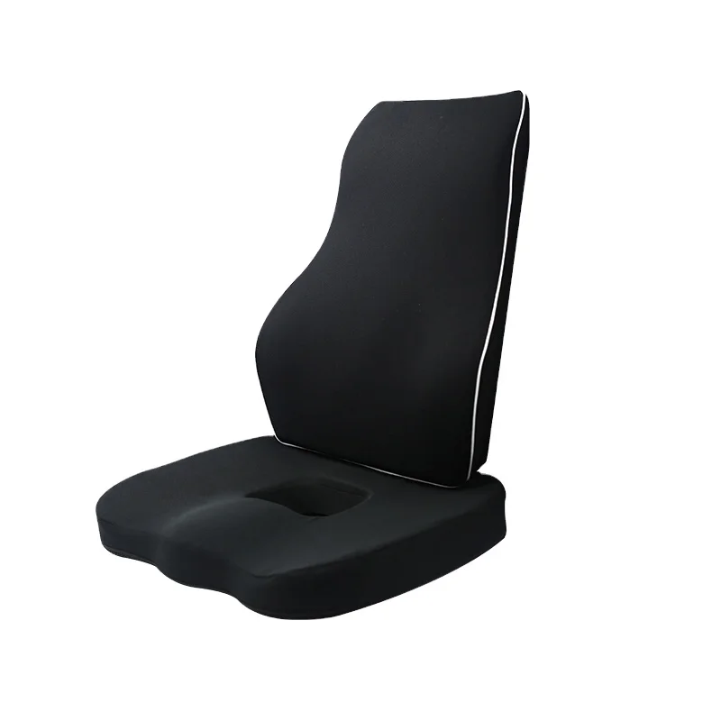 Custom 100% Memory Cotton Orthopedic Comfort Lumbar Rest Cushion Foam Back Support Cars Seat Cushions