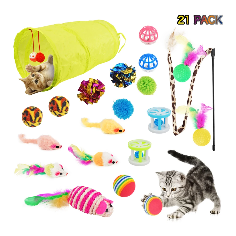 

amazon hot selling Funny Feather cat pet interactive toy for playing