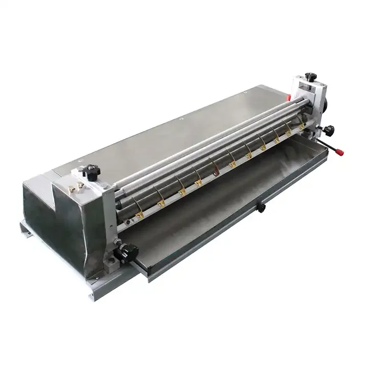 

WD-JS1000 Semi-Automatic Gluing Paper Machine board box gluing machine Glue Applicator Machine