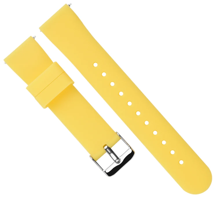 

SHX High Quality 20mm Quick Release Silicone Rubber Watch Band Strap Replacement