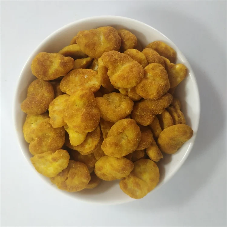 
Hot sale cheap price crispy snacks curry flavor broad bean chips 