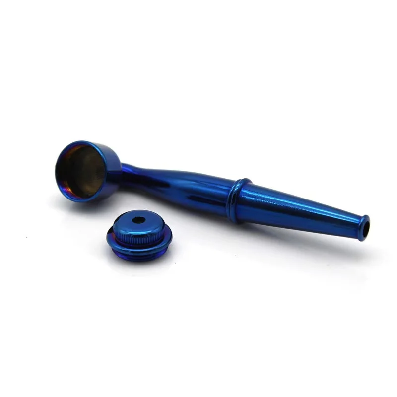 

Hand metal bowl Shaped Tobacco Pipe 95*30mm Filter Smoking Mini Cigarette Stainless Steel Smoke Pipes Stocks, Mix