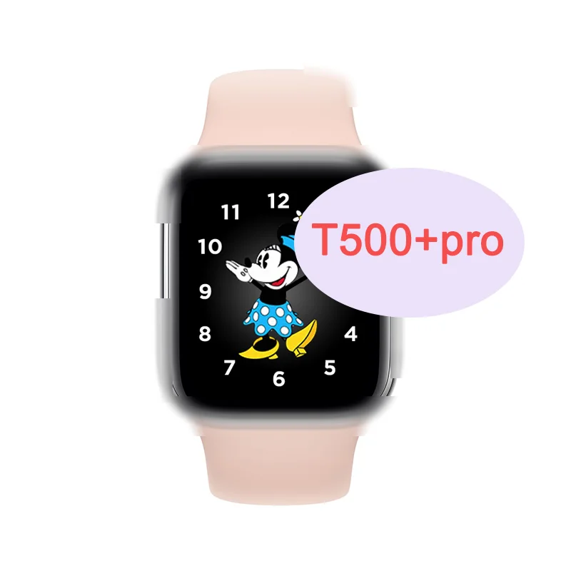 

1.75 Inch Phone Call Relojes Waterproof Series 6 Smart Watch T500 + Pro with custom packing, Multiple colors options
