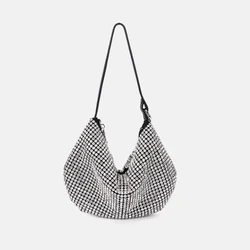 Fashion luxury women shoulder handbag crystal Diamonds evening party hobo handbag for ladies
