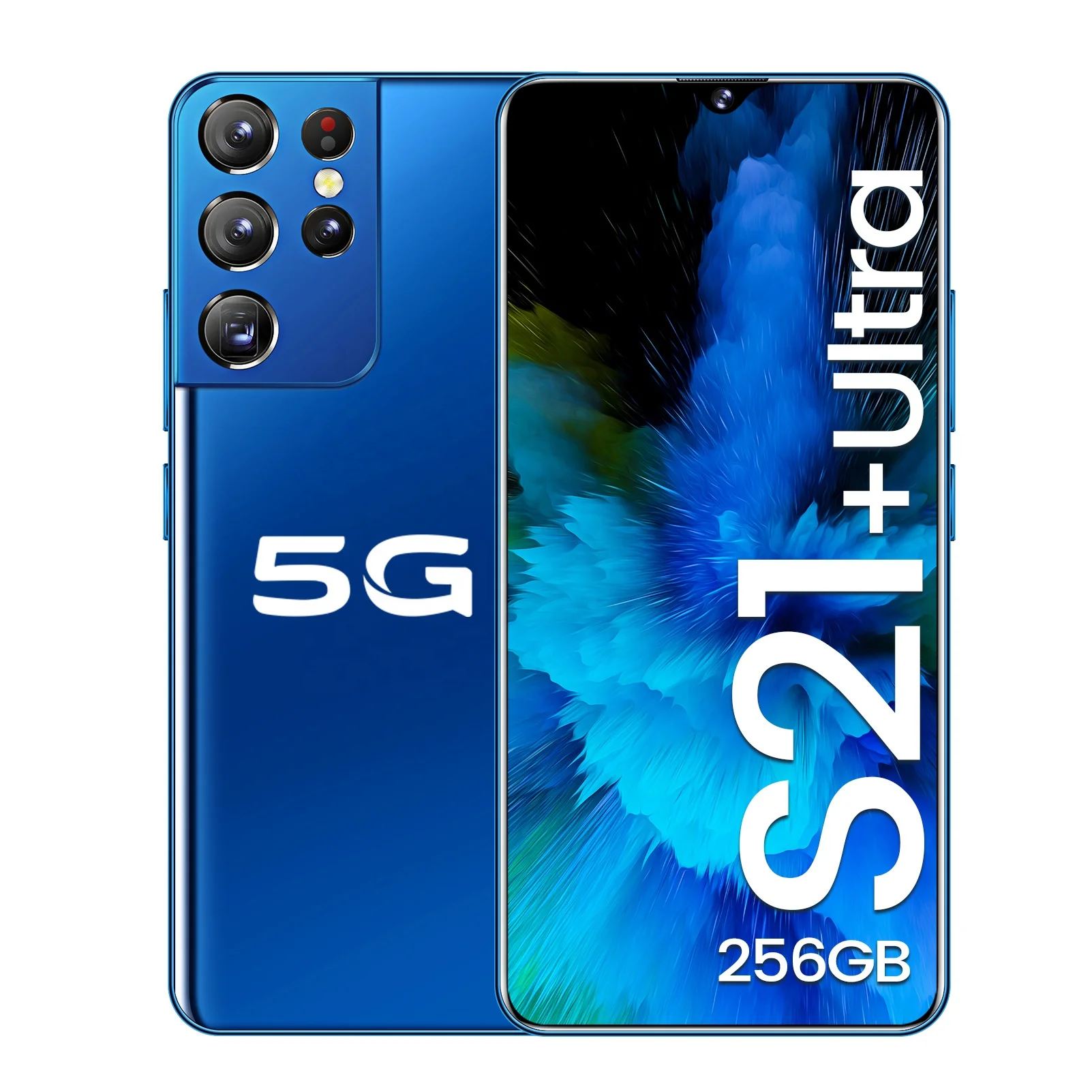 

Hot Selling S21+ ULTRA 8GB+256GB 6.7 Inch full Display Android 10.0 Mobile Cell Smart phone