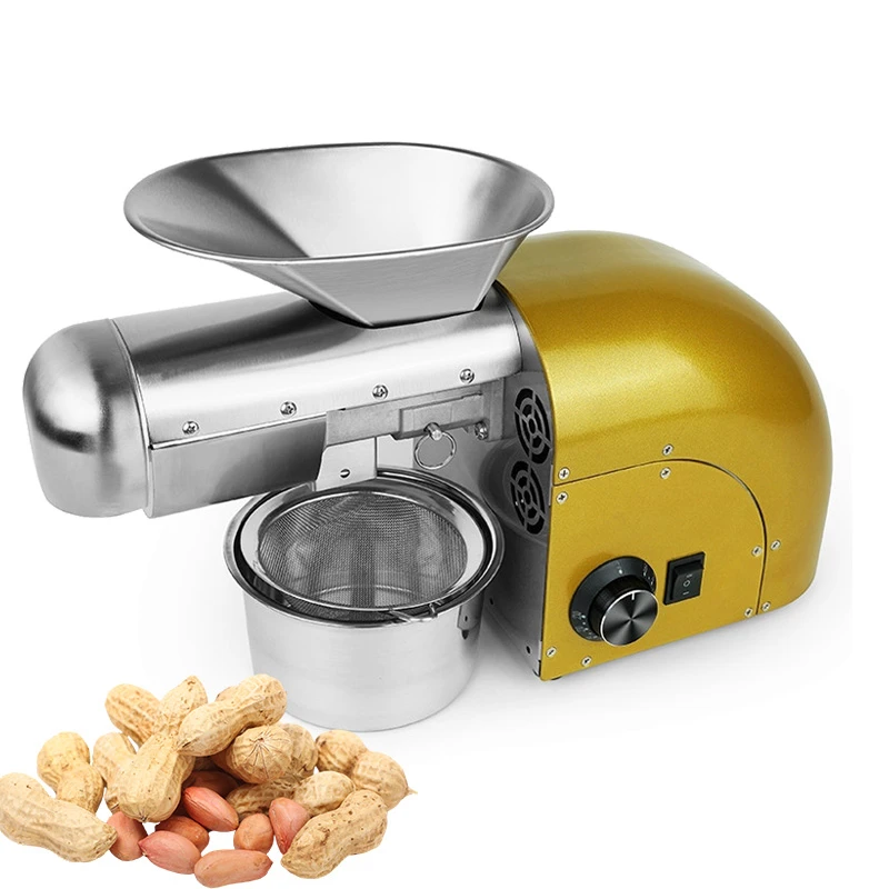 

6-9kg/h Stainless Steel 1500w Mini Oil Extracting Machine Small Home Use Avocado Oil Press Machine