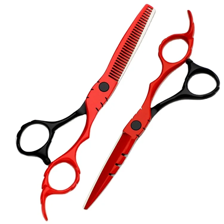 

Tesoura De Cabelo Salon Stainless Steel 6.7inch 6cr Stainless Steel Hairdressing Professional Hairdresser Scissors Set