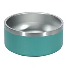 Large Capacity Volume Stainless Steel 64oz Dog Cat Pet Antislip Bowl
