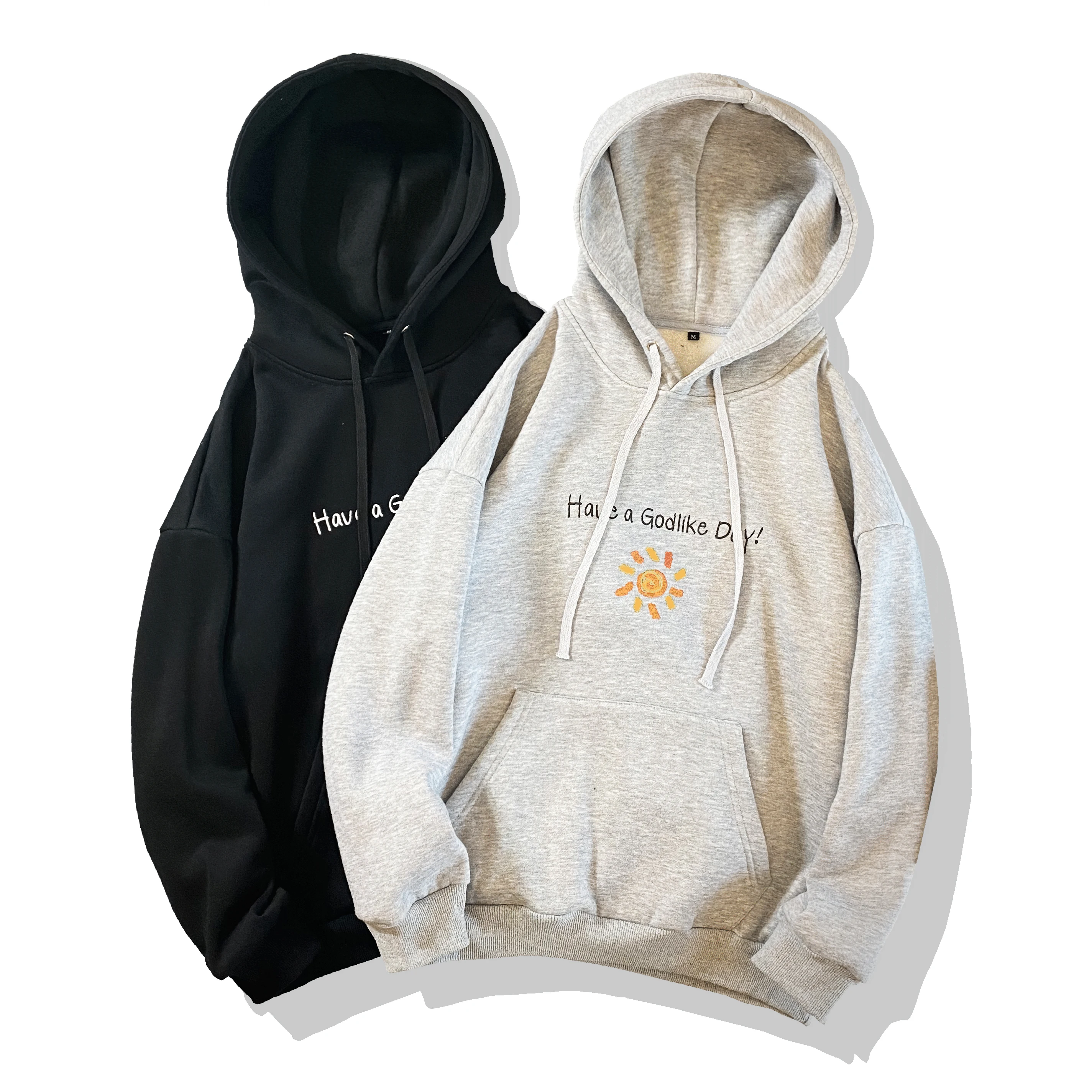 

Designer Design Fitted Pullover Hoodies Loose Fresh Design Lightweight Cotton Sudadera Hoodies