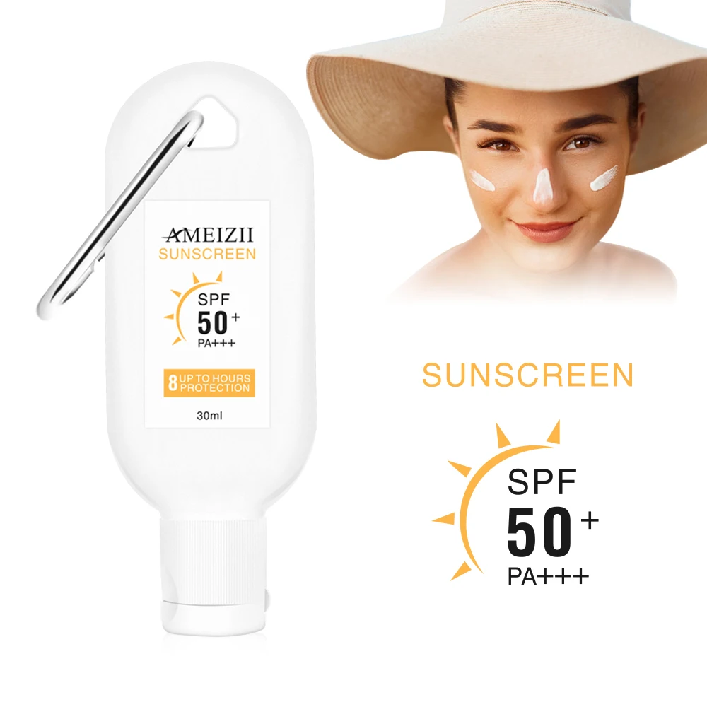 

AMEIZII Creme Solaire Zonnescherm Sunscreen Sun Cream Screen Spf 50 Summer Skin UV Protection Nourishing Sunblock Lotion Tube