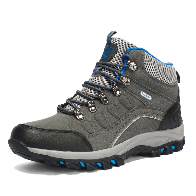 

Custom Leather Waterproof Trekking Shoes Proffisional Hiking Boots For Men Women