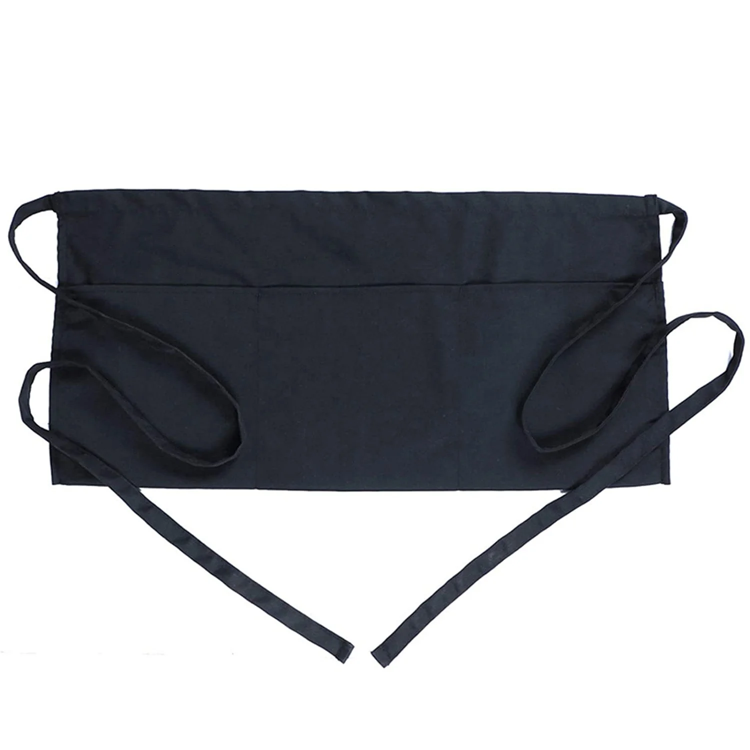 

Cotton Cooking Waist Apron For Adult Half Apron With Pockets, Choose