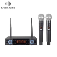 

Professional 2 Handheld UHF Frequencies Dynamic Capsule 2 channels Wireless Microphone for Karaoke System