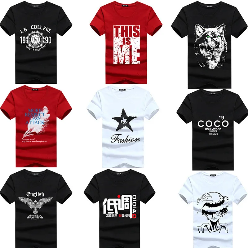 

Wholesale pilling men's T-shirts manufacturers screen printing men's T-shirts hot selling men's shirts