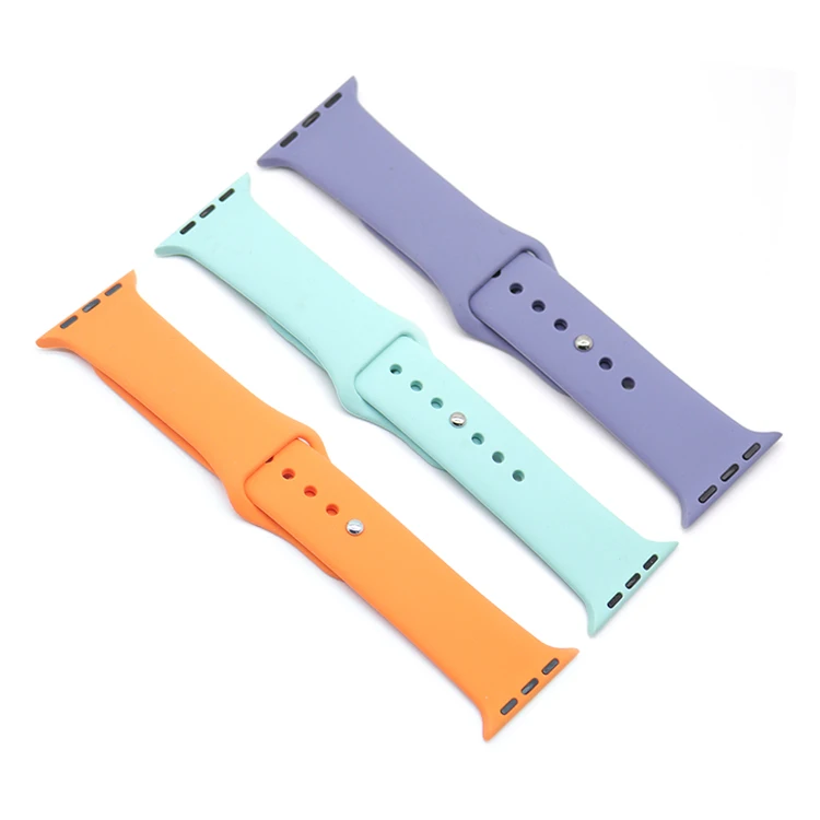 

Lionorm Wholesale Rubber Watch Strap For Apple 38Mm 42Mm Quick Release Fitness Silicone Smart Watch Band, Custom color