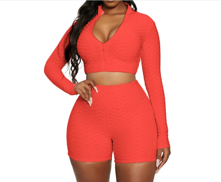 

2021 Customized Women Yoga Sets Fitness Women Active Wear Seamless set High Waisted Workout