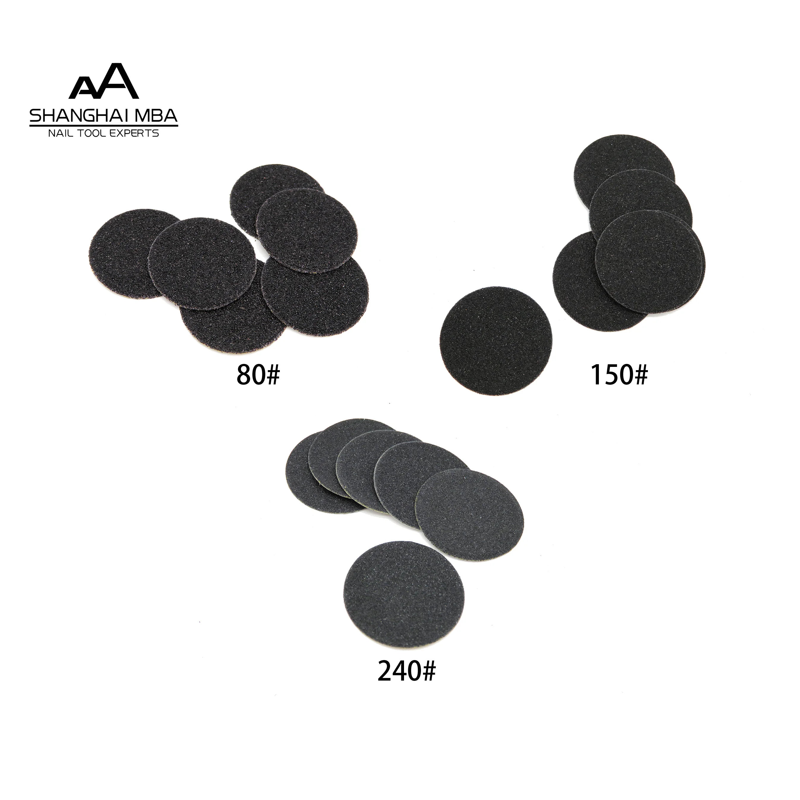 

Shanghai Mba 100 Pieces Replacement Sandpaper Discs for Electric Foot File, Black