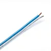 Good quality paired speaker wire with blue transparent RVH speaker cable