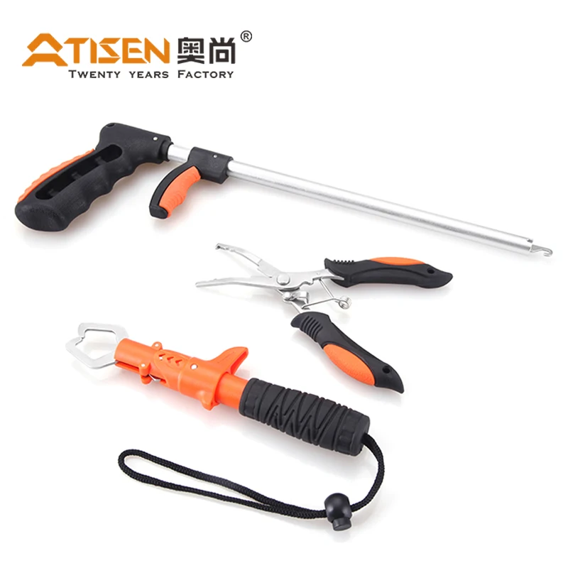 

Outdoor 3PCS Fishing Tools Set Fishing Hook Remover Fish Gripper Fishing Pliers, Orange