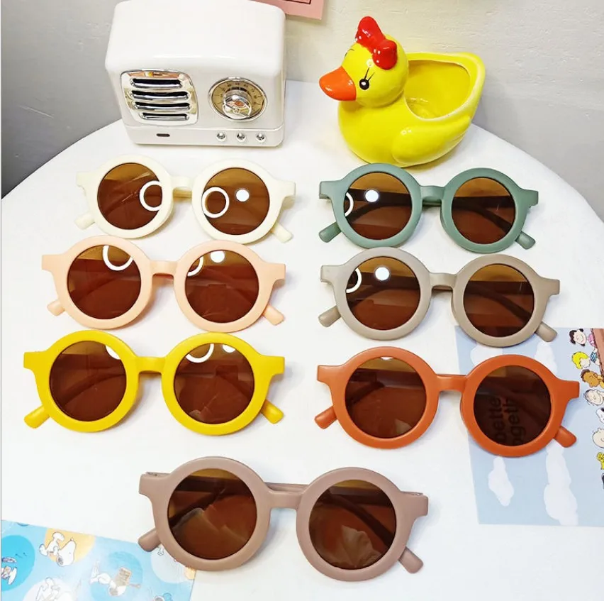 

Latest style fashion pet creative accessorie pet dogs round frames sunglasses