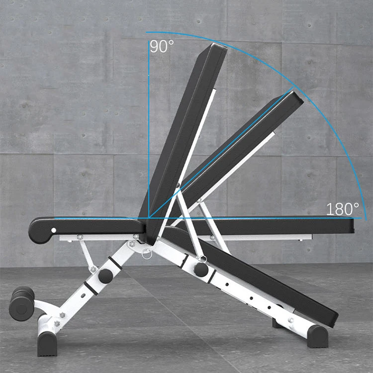 

Flat folding weight situp fitness bench adjustable for fitness