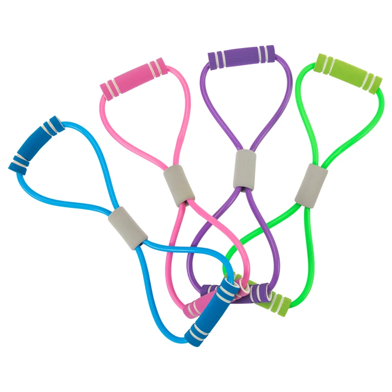 

Gym 8 Shape Resistance Exercise Muscle Band Pull Rope, Existing color for choosing or customized