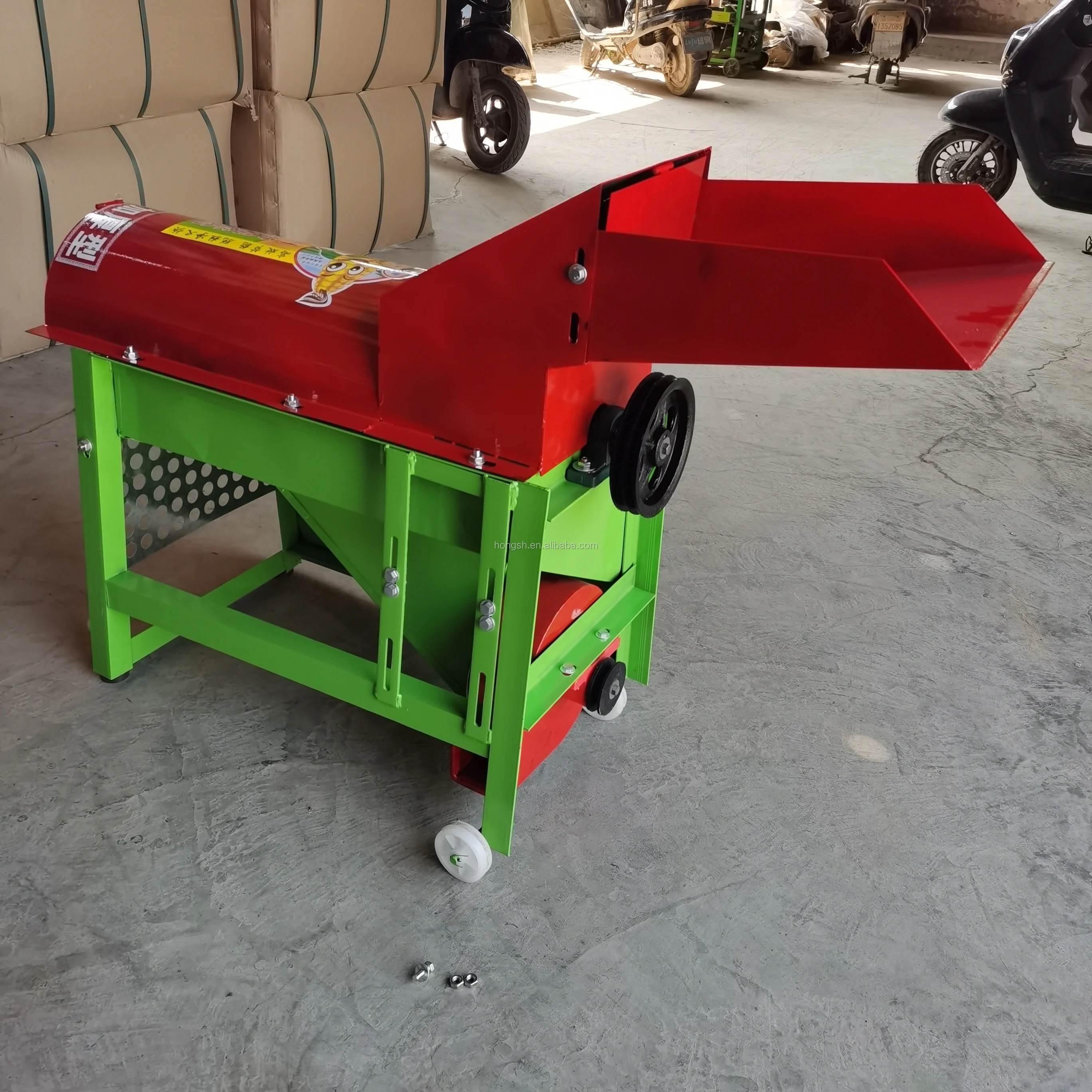 销售小型自用玉米脱粒机定制柴油动力玉米脱粒机