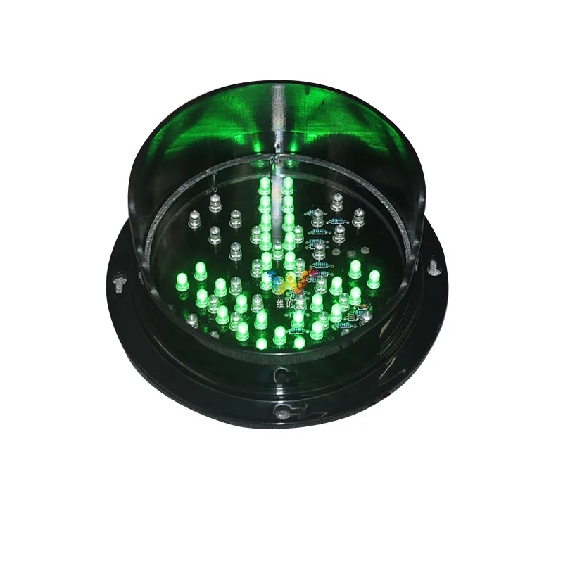 
Customized 125mm red cross green arrow traffic light parts 