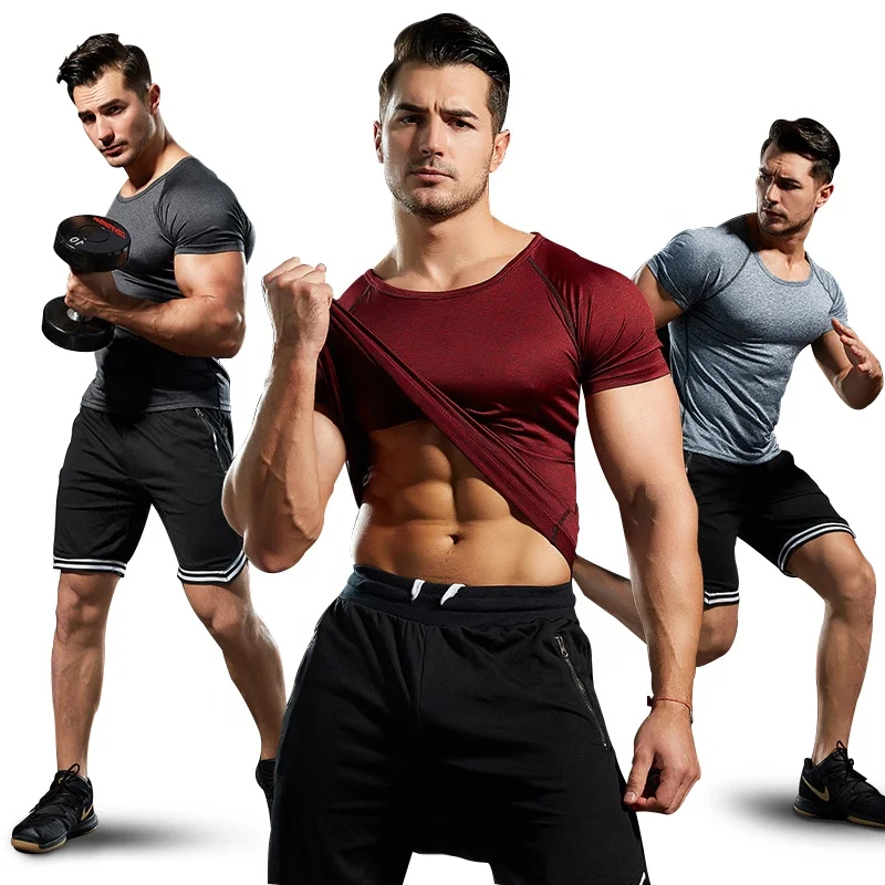 

Mens Cationic 100% Polyester Running T Shirts Wholesale Custom Digital Printing Short Sleeve Crew Neck T Shirt Dry Fit