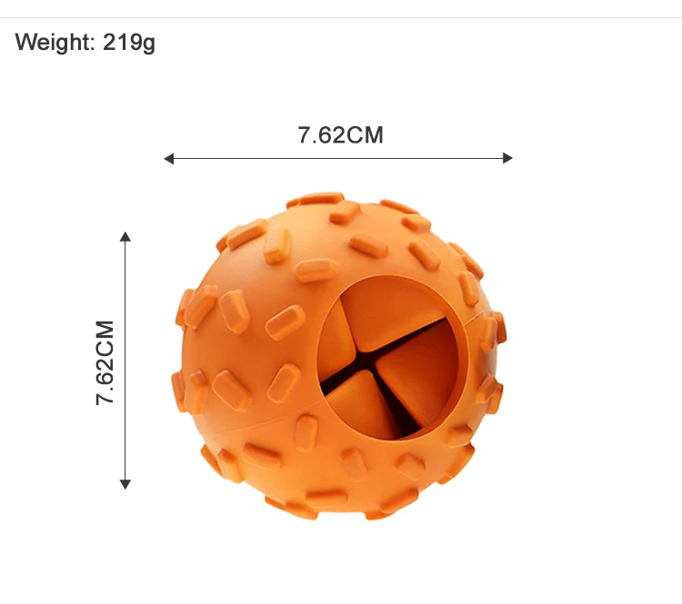 Factory Directly wholesale Pet Dog Ball Thrower Interactive Treat Dispensing Dog Toys Ball Bite Resistant Pet Chew Dog Toys