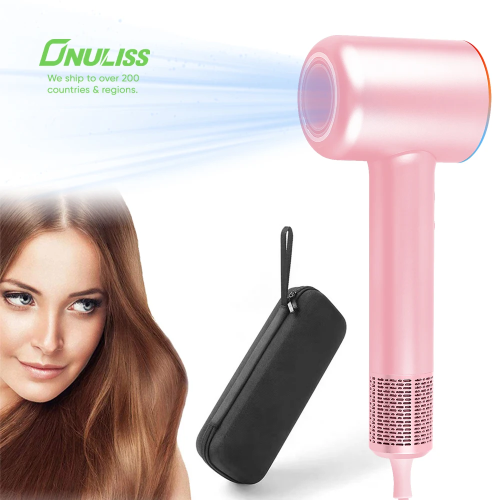 

1800W Brushless Motor Hair dryer Negative Ionic Blow Dryer 110000RPM High Speed Hair Dryer with Magnetic Nozzle
