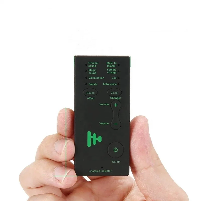 

Mini Portable Sound Effects Machine Voice Changer game live broadcast Device Audio Card Sound Changer card