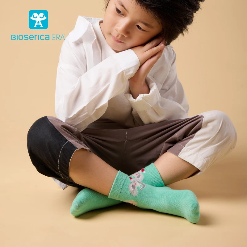 

Funny Character Print Knit unisex cute cotton socks For 5-12years old kids fashionable Wholesale Custom Design Children