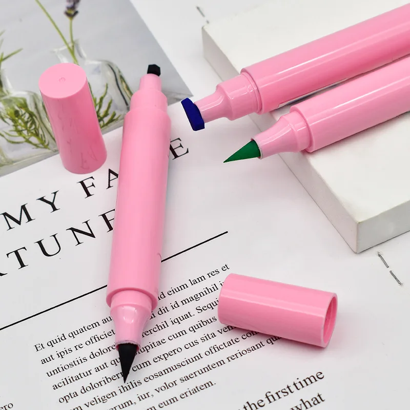 

2021 New Style private label eyeliner custom Logo pink color eye liner long-lasting waterproof eyeliner
