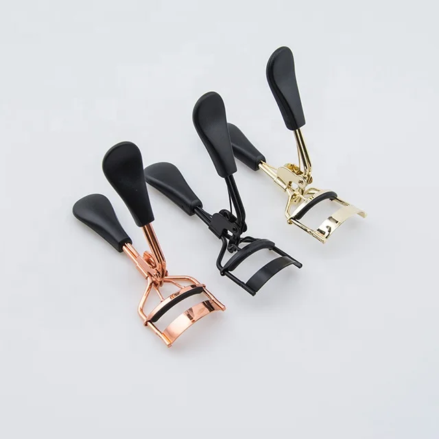 

Japanese eyelash curler pink eyelash curler private label, Gold/rose gold