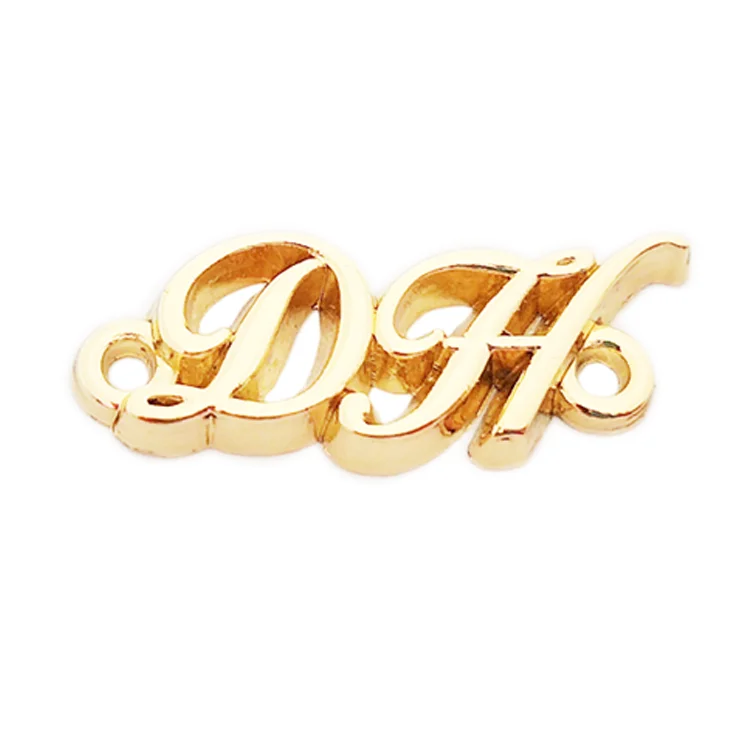 

Quan zhou shi shi custom clothes logo metal label plate tag