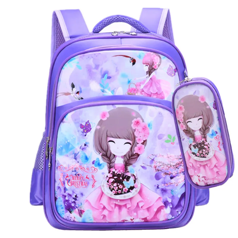 

Cute Kid Backpack Cartoon Character Kindergarten Girls Boys Baby School BagsBerserk Canvas Material Beige Color Abs Material