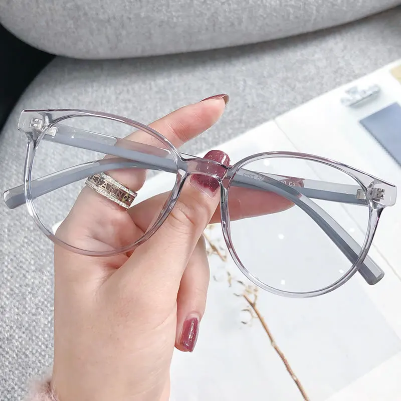

Wholesale Fashion Clear Plastic Suqare Frames Anti Blue Light Blocking Filter Protect Lenses Gafas Optical Glasses, 6 colors