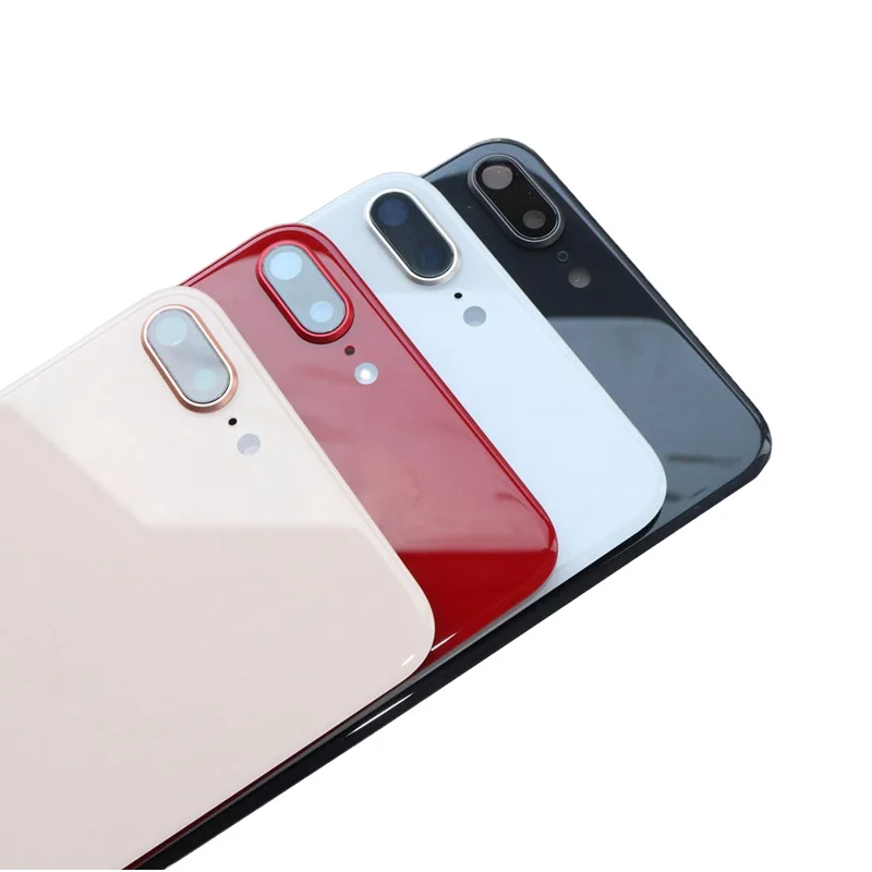 

Cheap Back Housing Cover Case For iPhone 8 Plus Battery Replacement Cover Case For iPhone Xr SE Back Housing Rear Case, Black white red gold