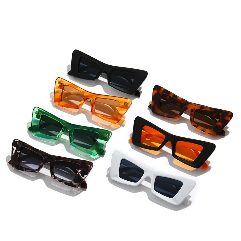 

New Fashion Designer Women Cat Eye Shape Frame Mirror Sun Glasses Sunglasses