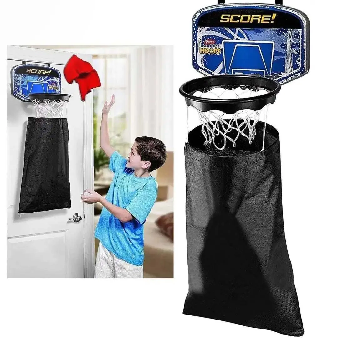 

Cloth Storage Basket Durable Foldable Laundry Bag For Indoor Indoor Basketball Hoop