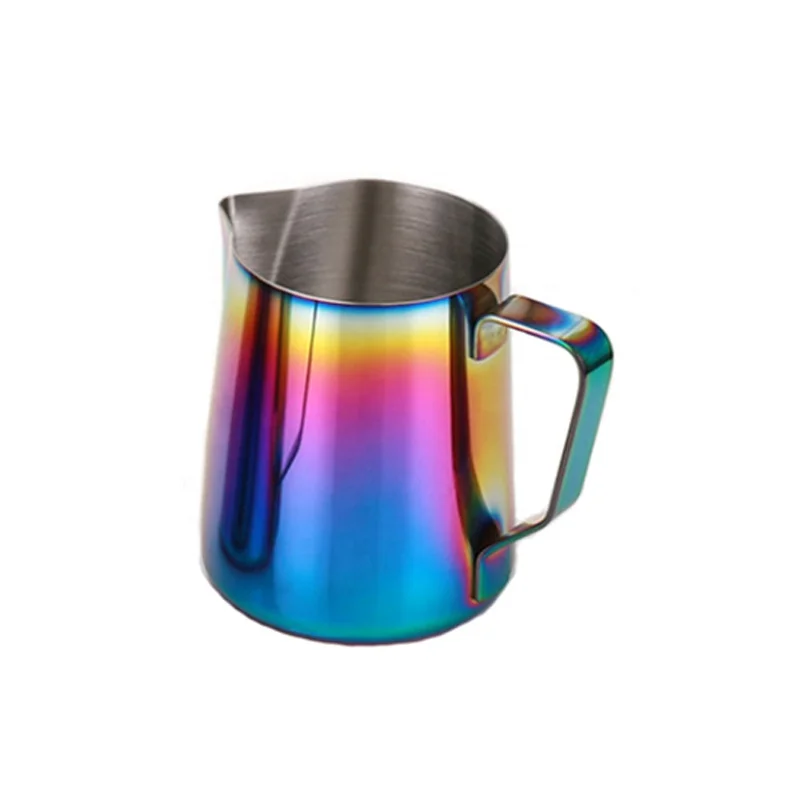 

Blue Coffee Milk Frothing Pitcher with 350ML Espresso Steaming Pitcher