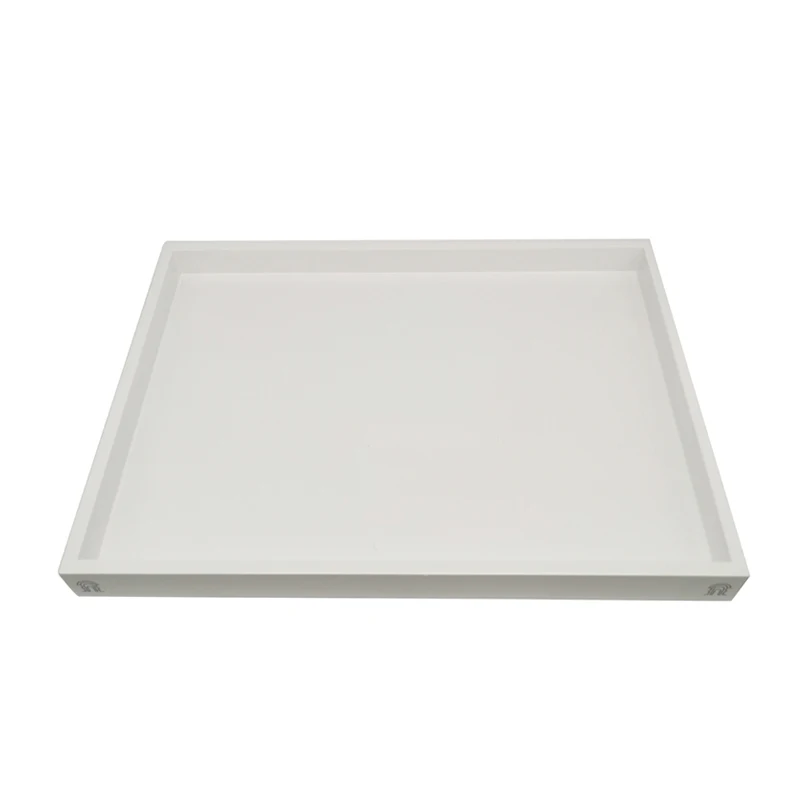 small white serving tray