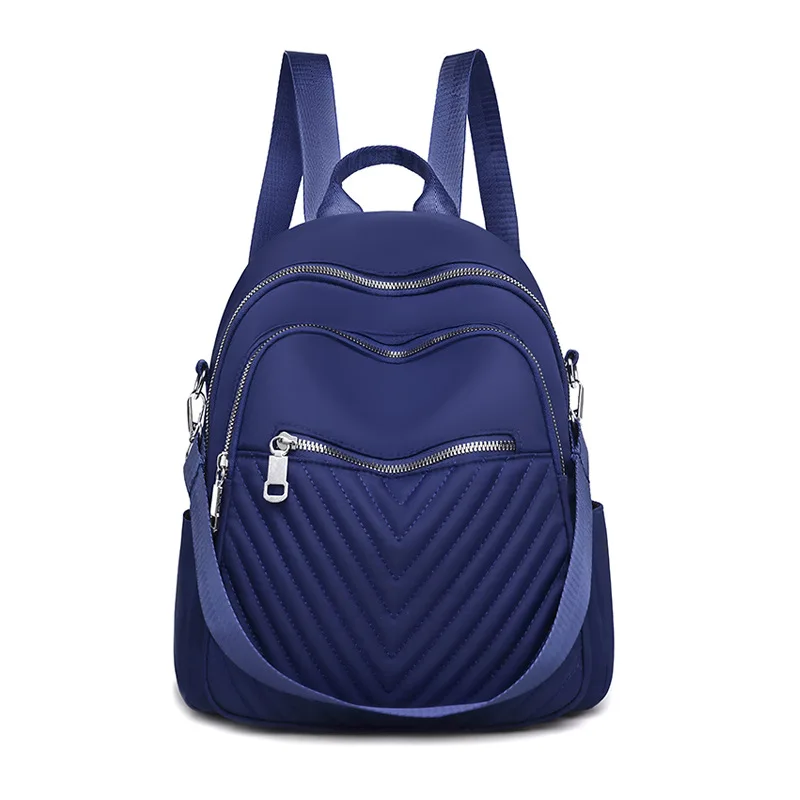 

Fashion Women Durable Fabric Nylon Pretty Style Girls School Female Travel Backpack