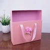 Creative small fresh wedding candy custom logo floret pink festival drawer portable packing paper gift box