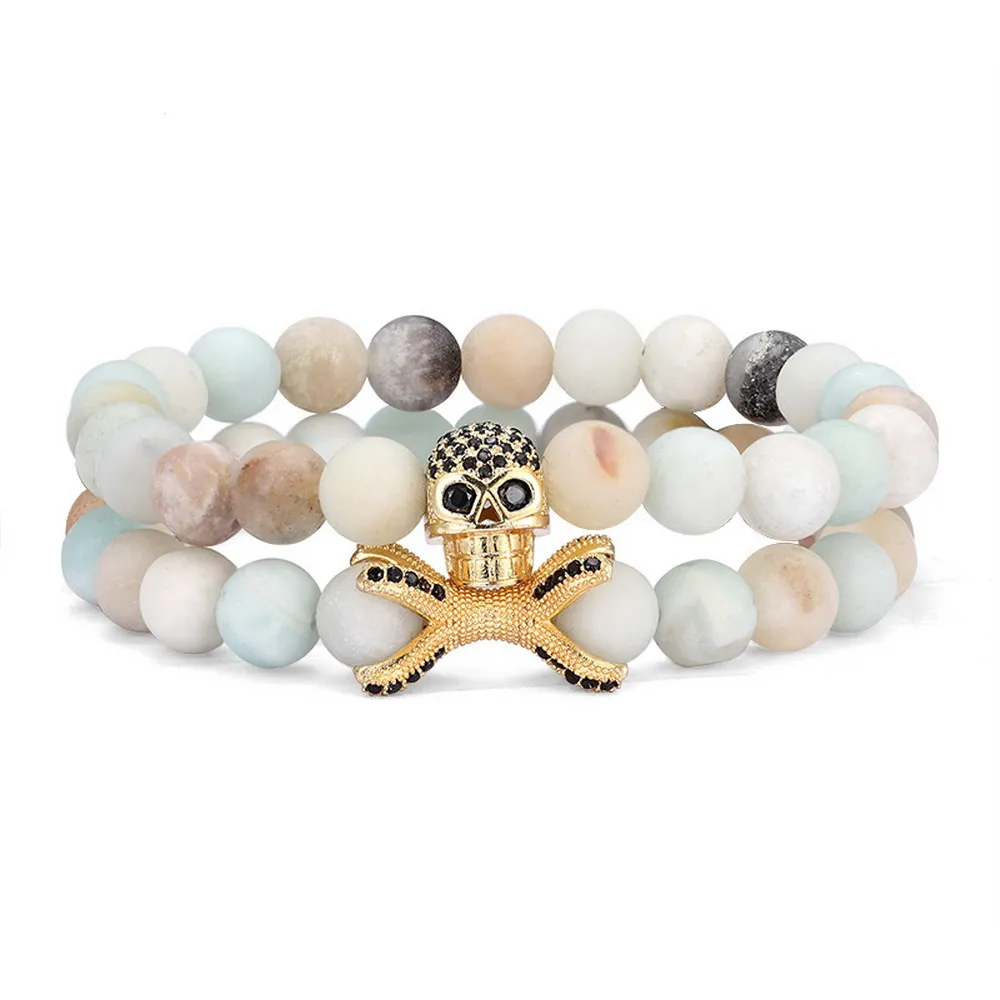 

Customized rhodochrosite Gemstone natural stone stack druzy pendant aqua marine beads bracelet, Colors