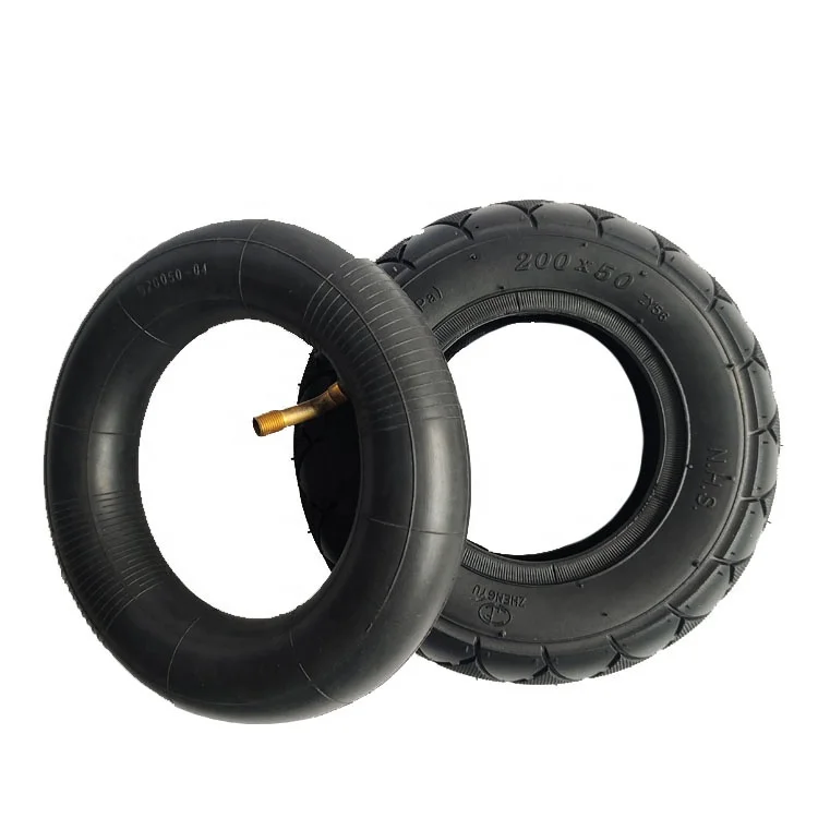 

8 inch balance cart rubber tire 200x50 semi pneumatic rubber wheel